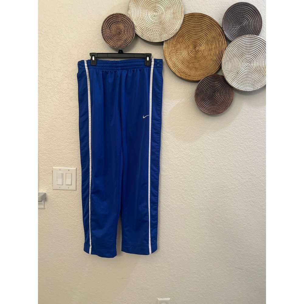 Vintage Nike Blue Popper Pants hard‎ to find size XL